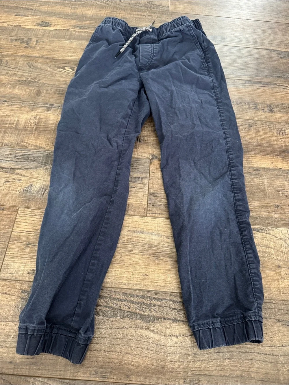Set of 3 Gap Kids Size L Boys Navy Blue Drawstring Elastic Pants for Uniforms